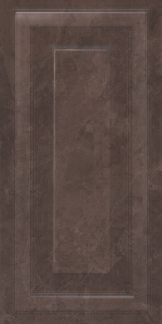 Версаль коричневый панель обрезной 60x30
