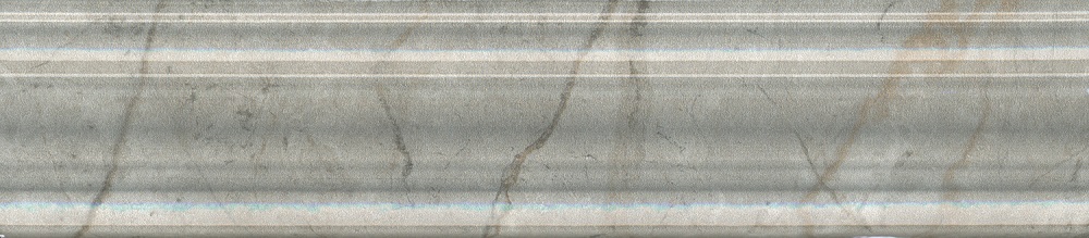 BLE025 Бордюр Кантата серый светлый глянцевый 25x5,5 Kerama Marazzi