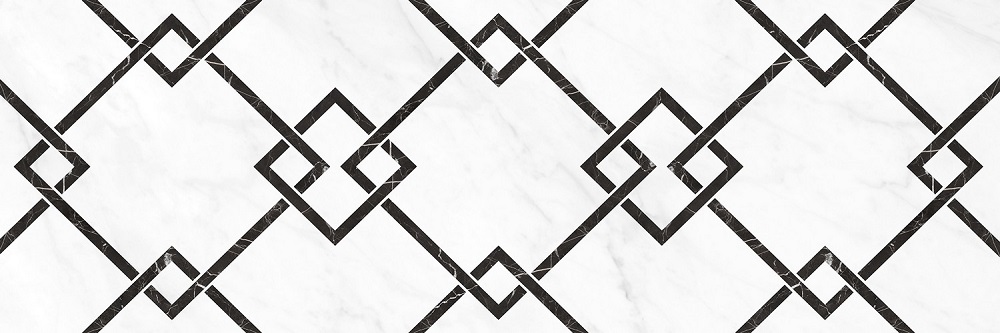 Настенная плитка Монте 7С белый 90x30 Керамин