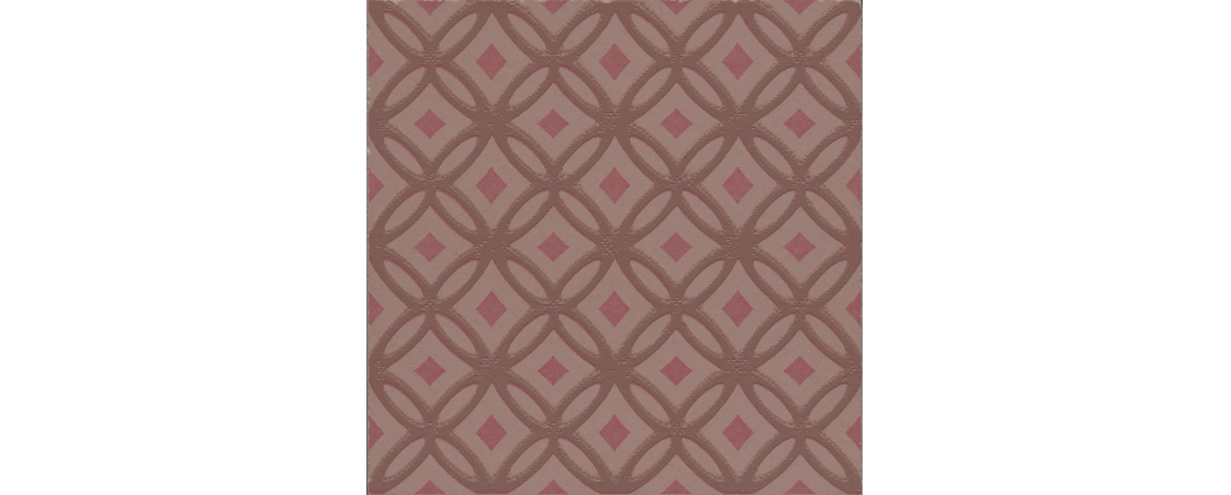 VT/B607/1336 Декор Агуста 1 розовый матовый 9,8x9,8 Kerama Marazzi