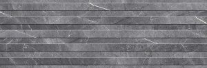 Настенная плитка Канон 1Д серый 90x30 Керамин