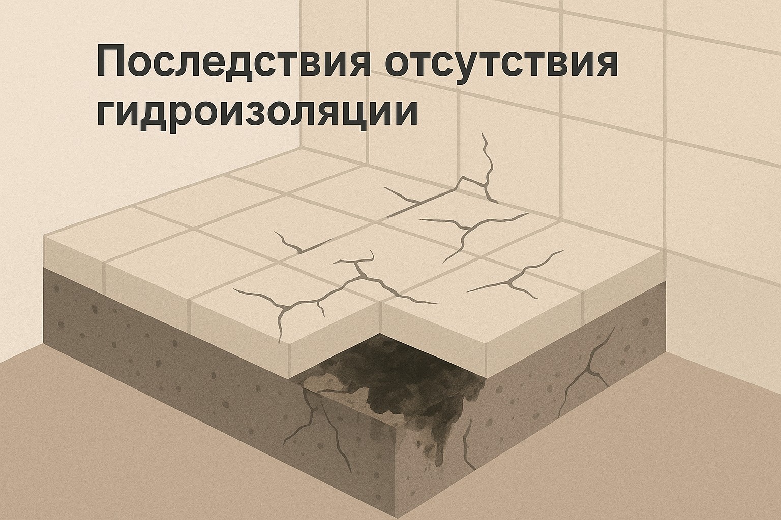 Последствия отсутствия гидроизоляции