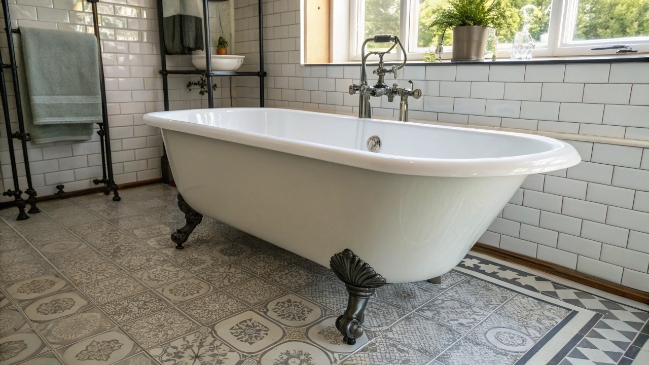 Особенности укладки плитки под ванну разных типов