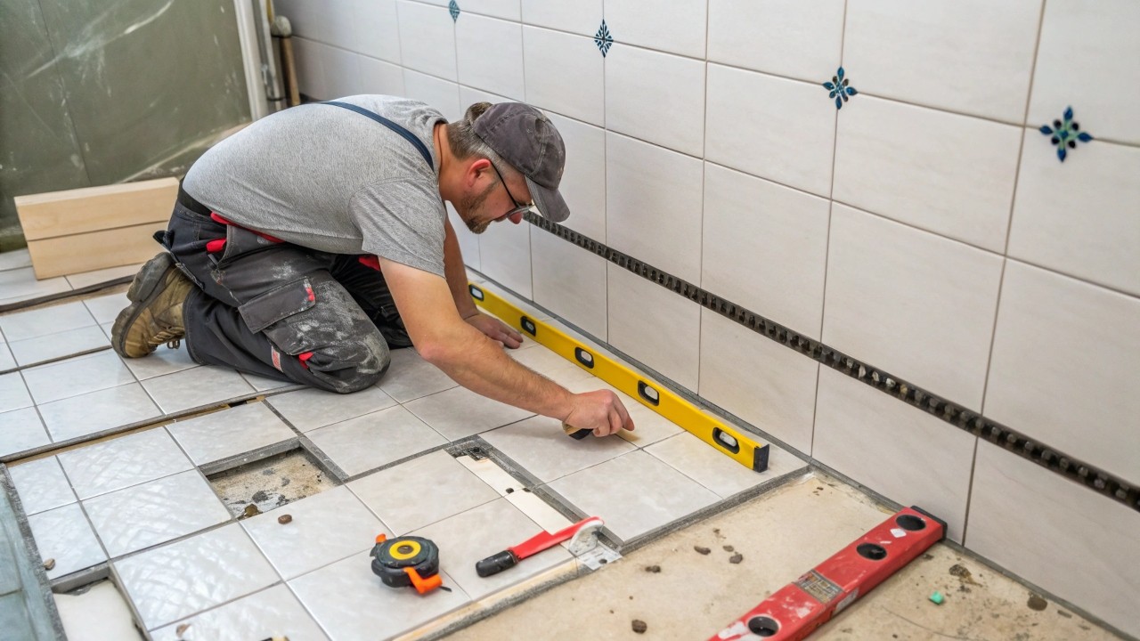 Технология укладки плитки под и за ванной