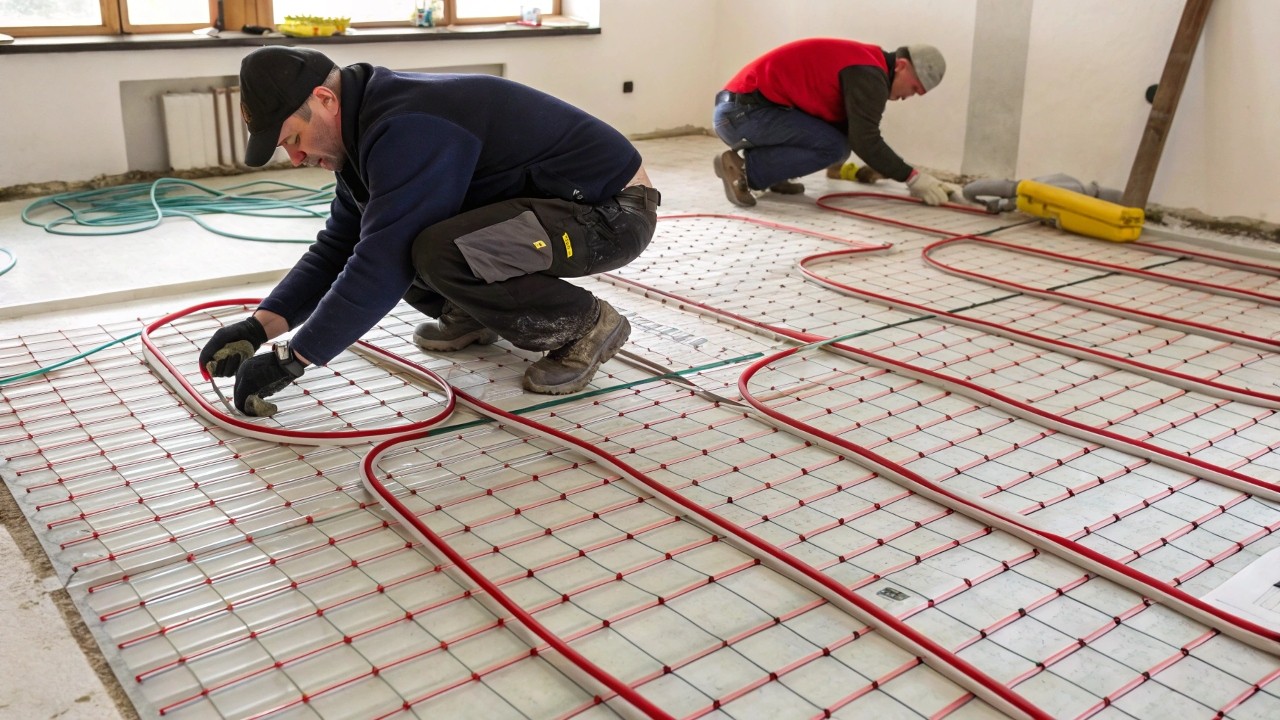 Правильная укладка нагревательных кабелей или матов