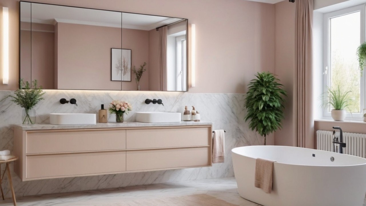 Цветовые решения для маленькой ванной