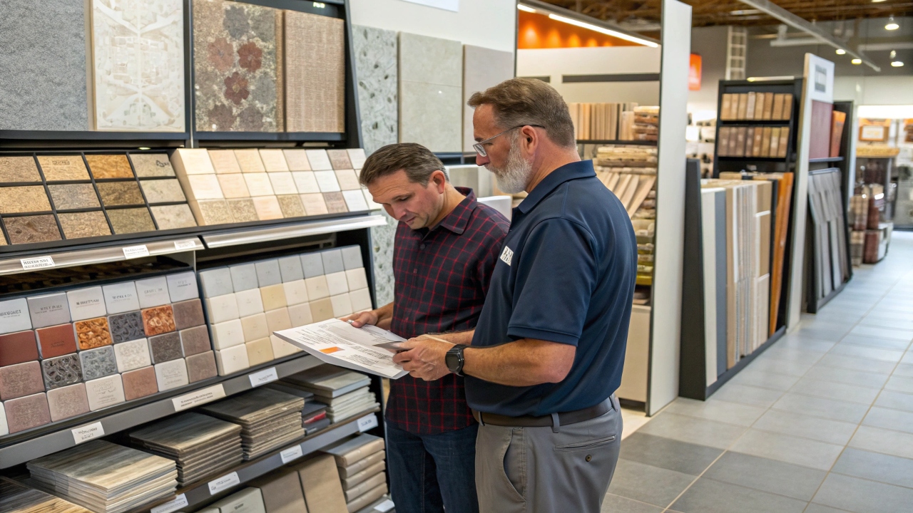 Подбор и закупка новой плитки