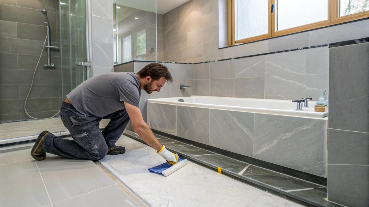 Затирка швов и герметизация