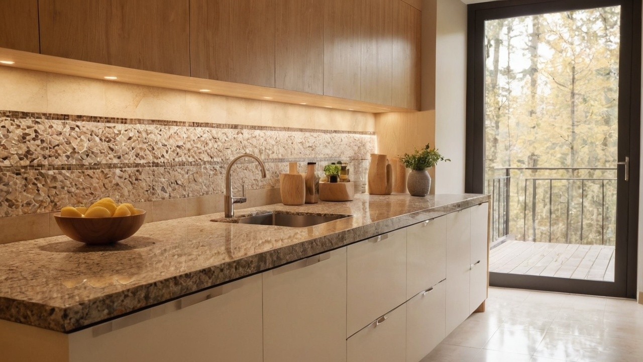 Рекомендации по выбору плитки и проектированию столешницы