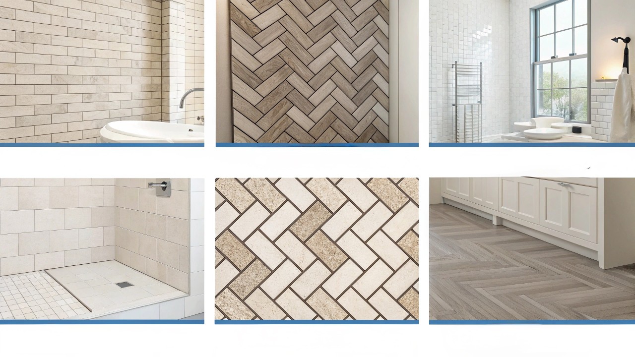 Популярные схемы укладки плитки