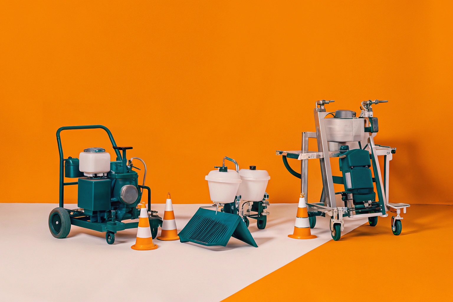 Разметочные машины и оборудование: виды, характеристики и применение