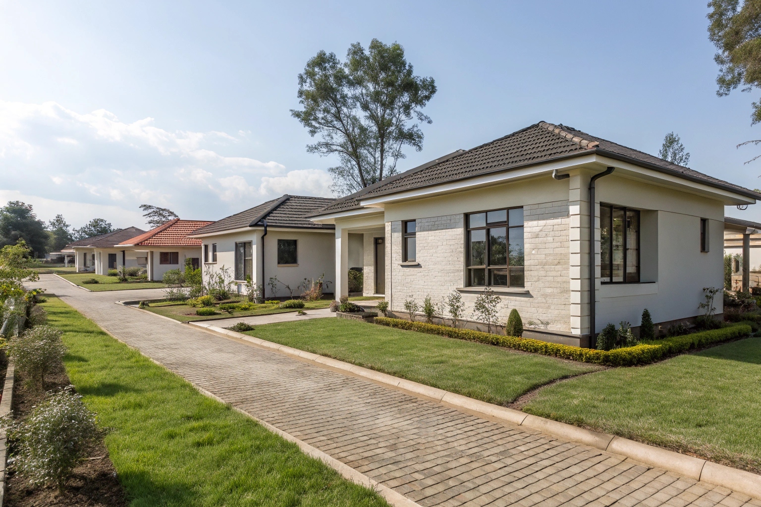 Готовые дома из газобетона и кирпича под ключ