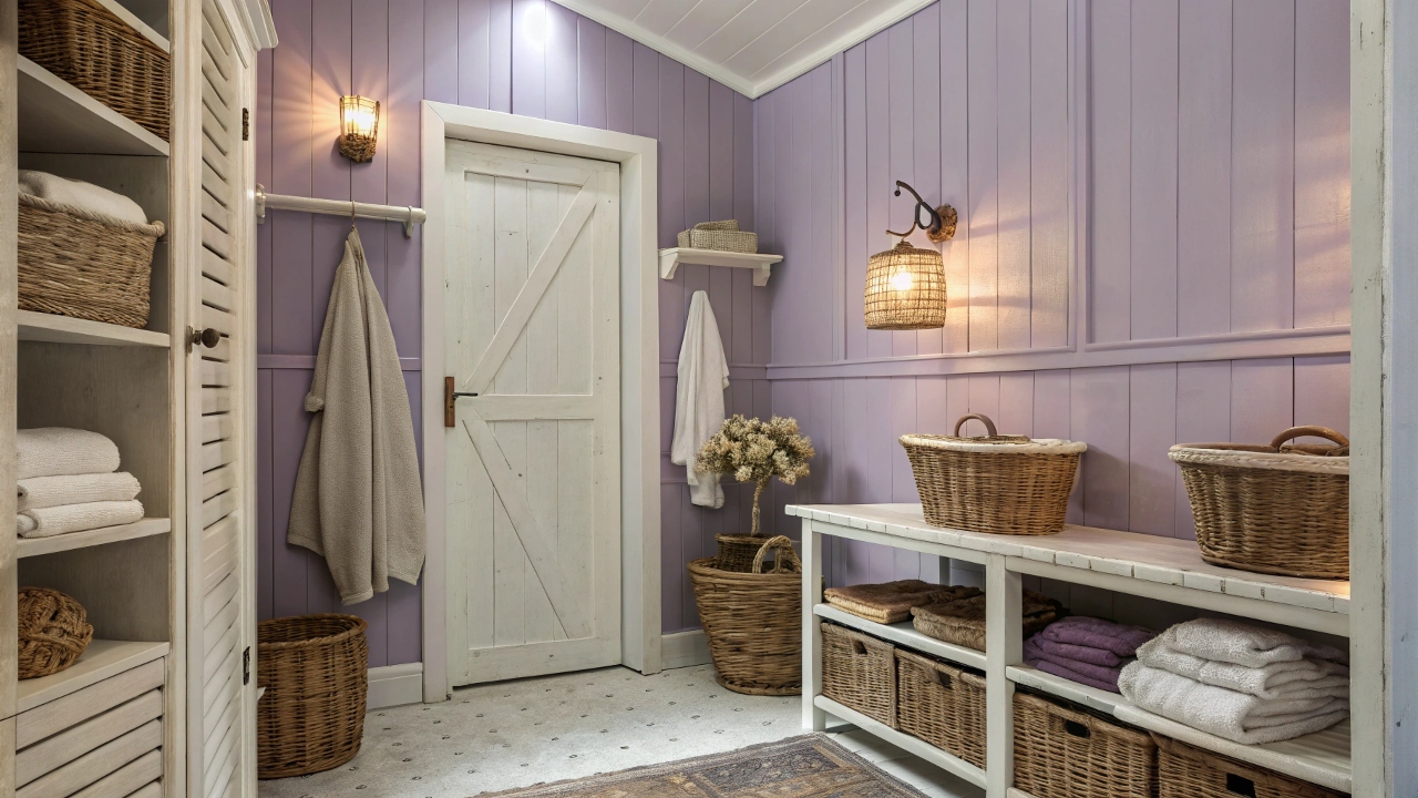 Популярные цветовые сочетания для туалетов без окон