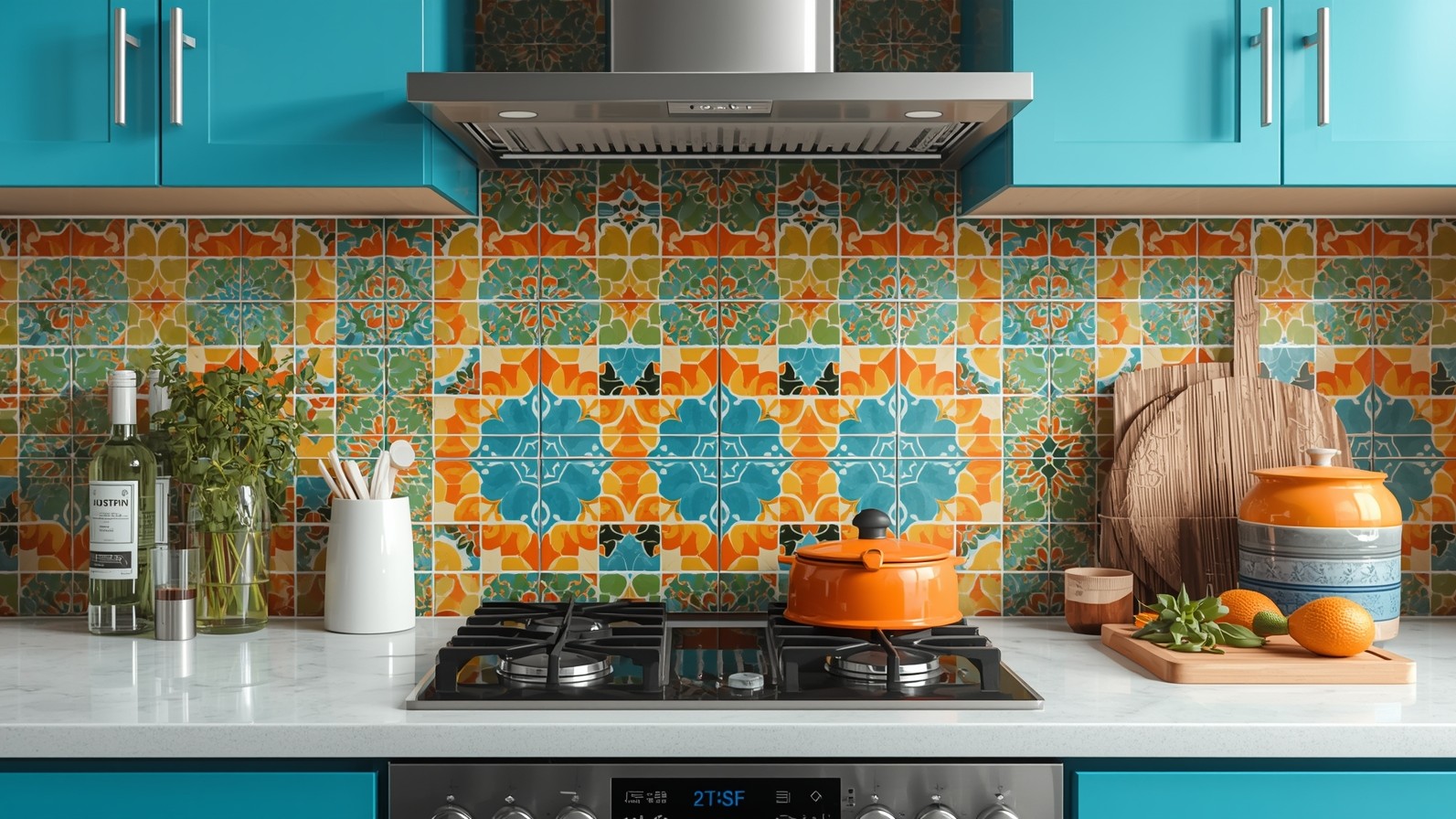 Цветная и яркая плитка