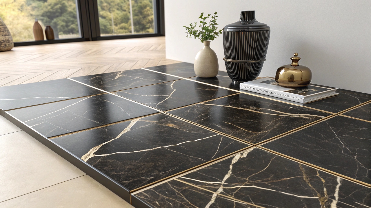 Керамическая плитка и керамогранит под оникс: утончённость в интерьере