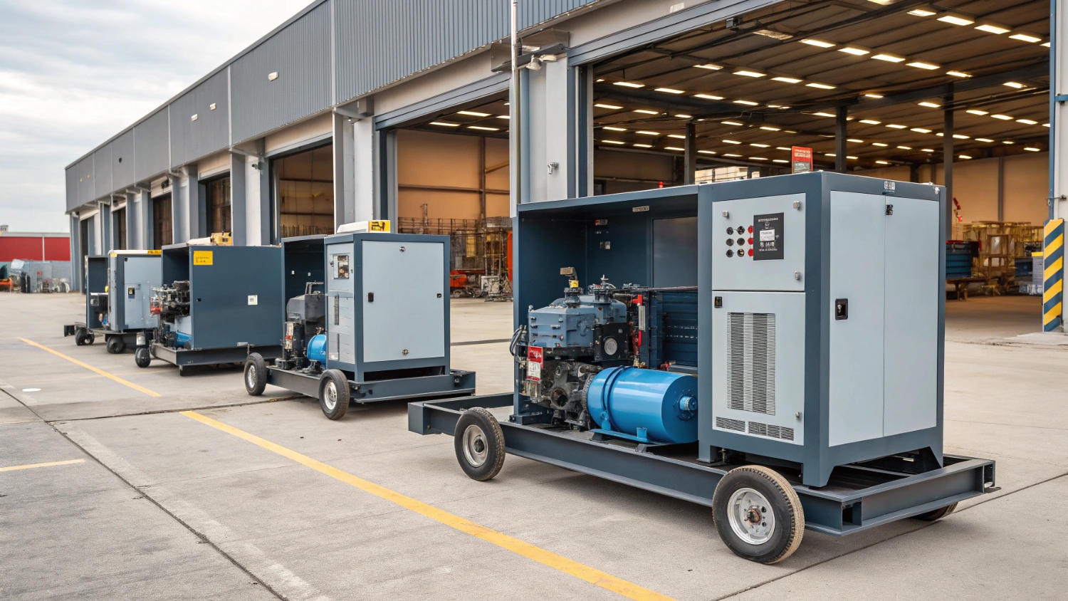Передвижные дизельные компрессоры для профессиональных задач