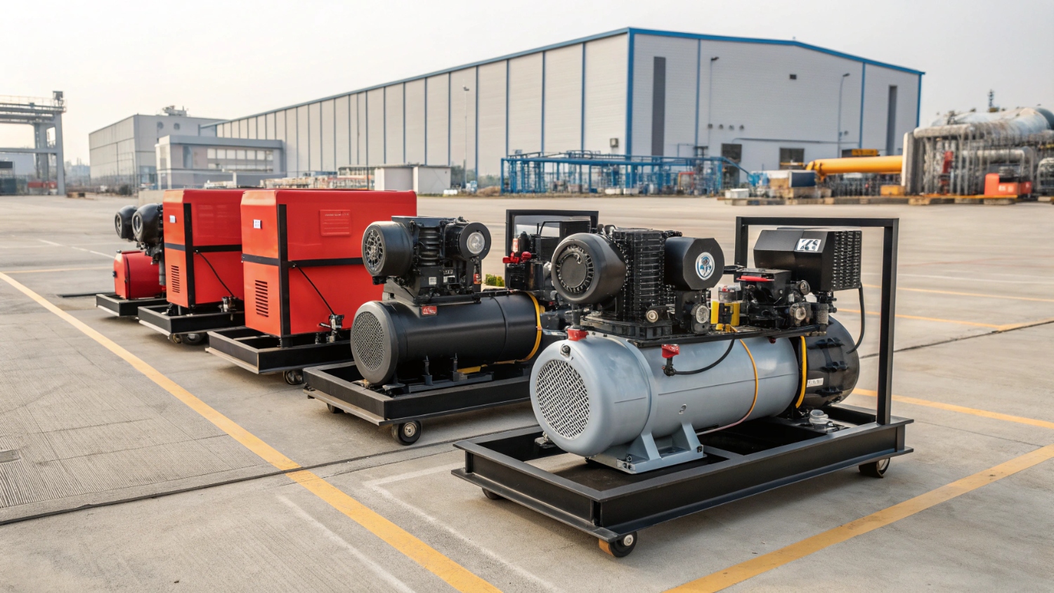 Передвижные дизельные компрессоры для профессиональных задач