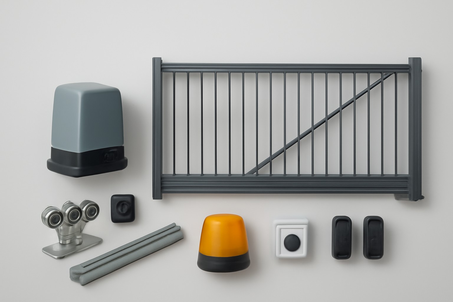Комплектующие и автоматика для откатных ворот — всё, что нужно для надежности и удобства