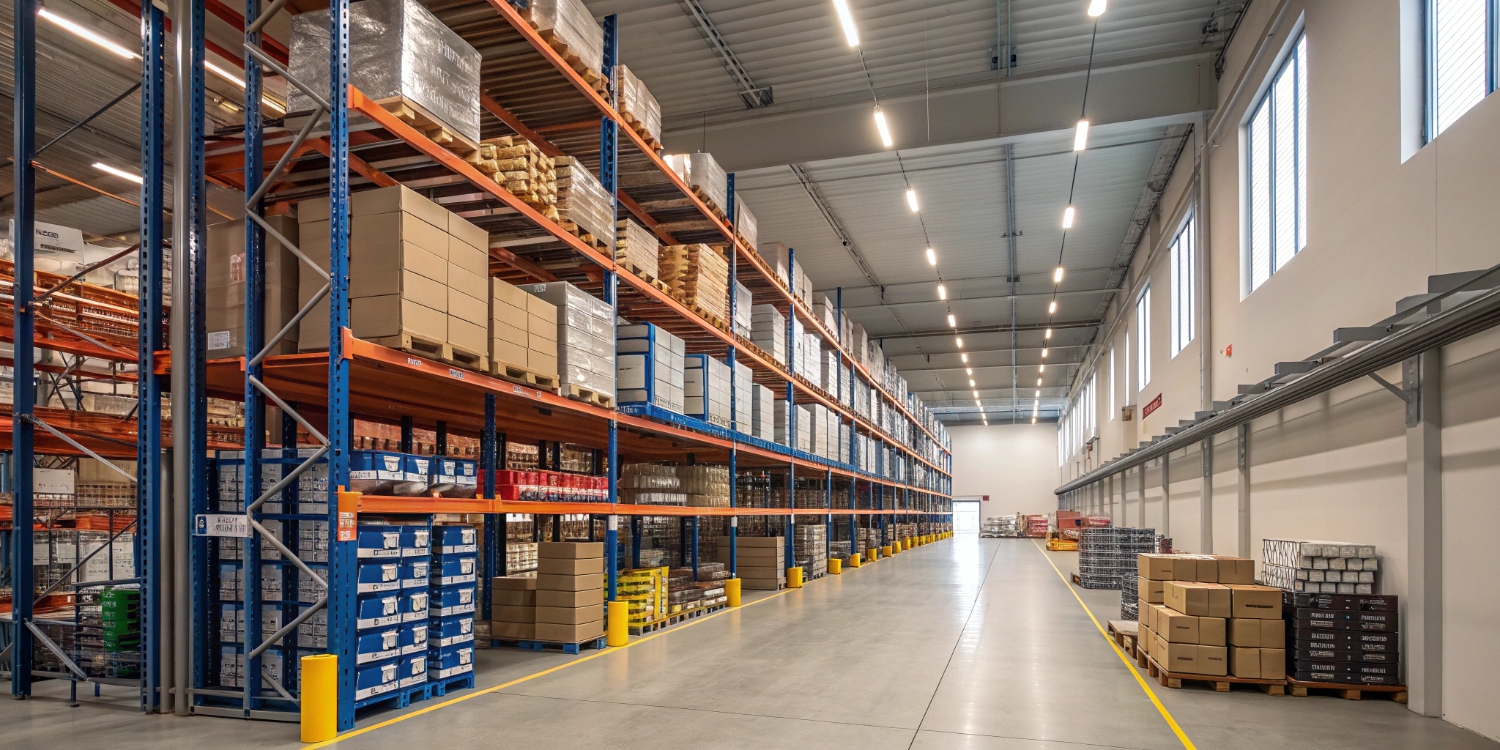 Мезонинные стеллажи: эффективное использование складского пространства