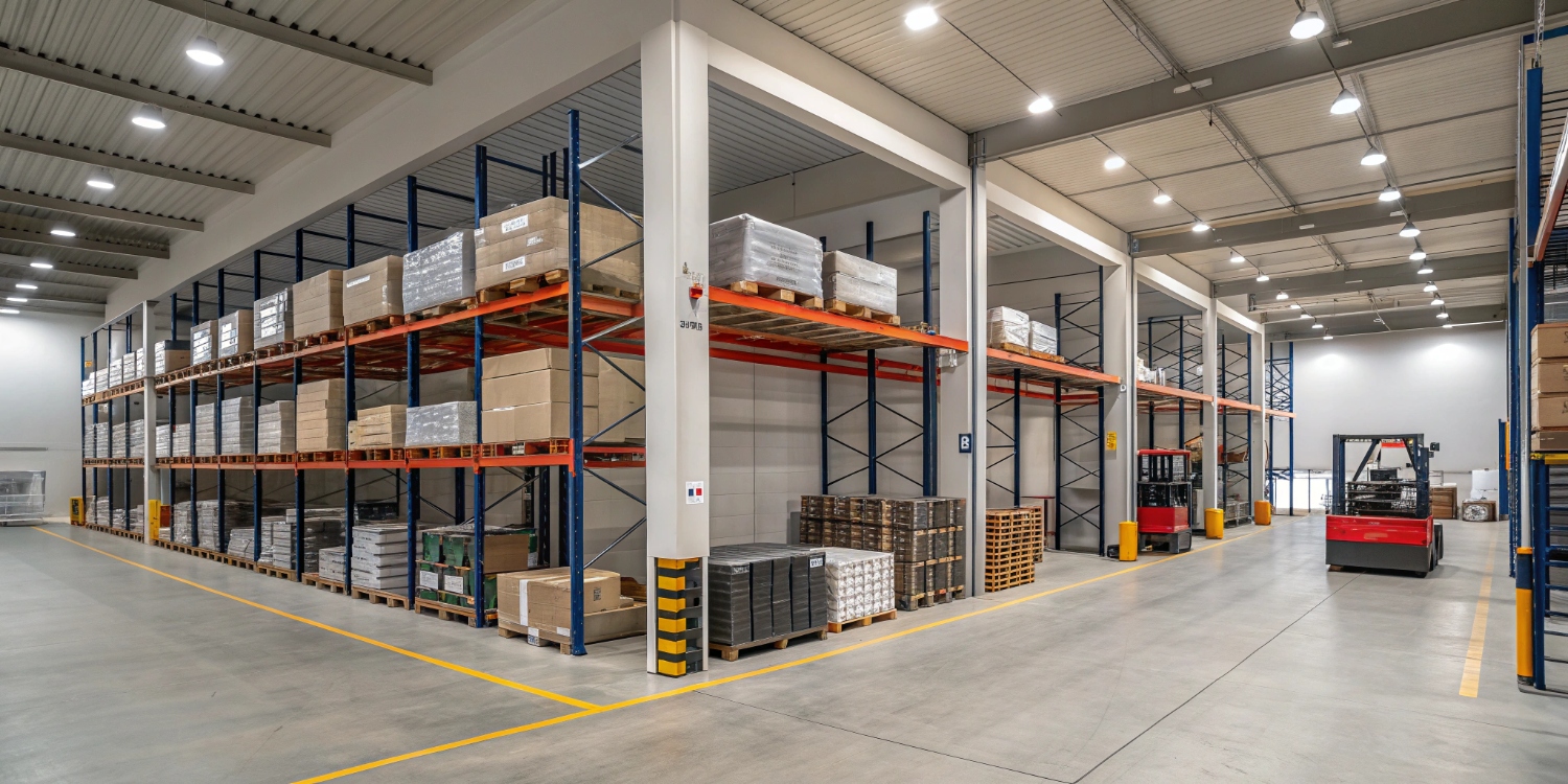 Мезонинные стеллажи: эффективное использование складского пространства