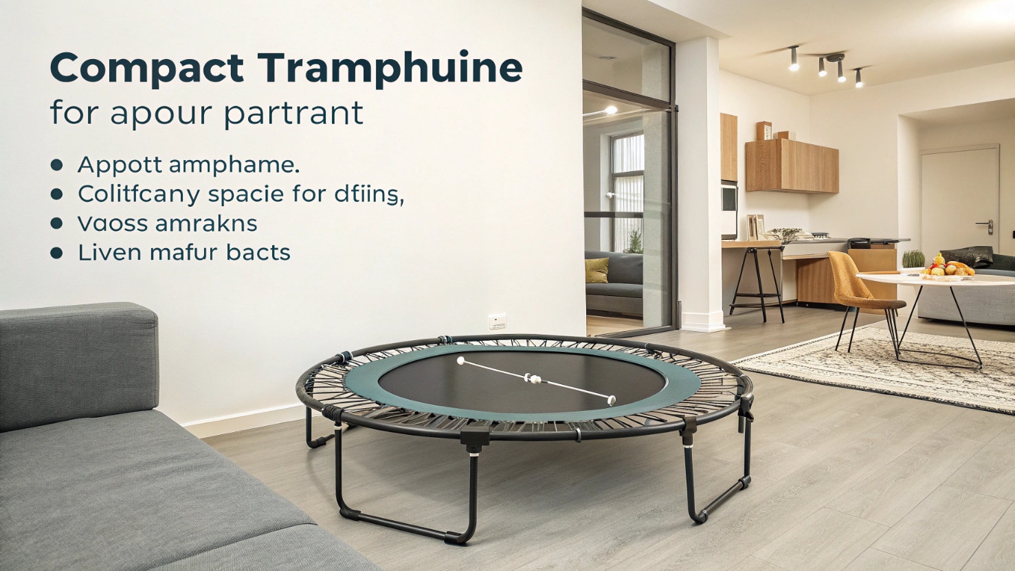 Куда поставить в квартире? Компактный батут для дома без шума и вибрации