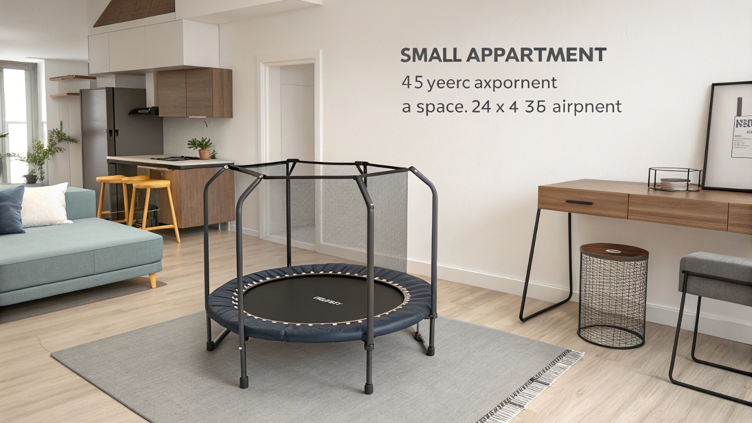 Куда поставить в квартире? Компактный батут для дома без шума и вибрации
