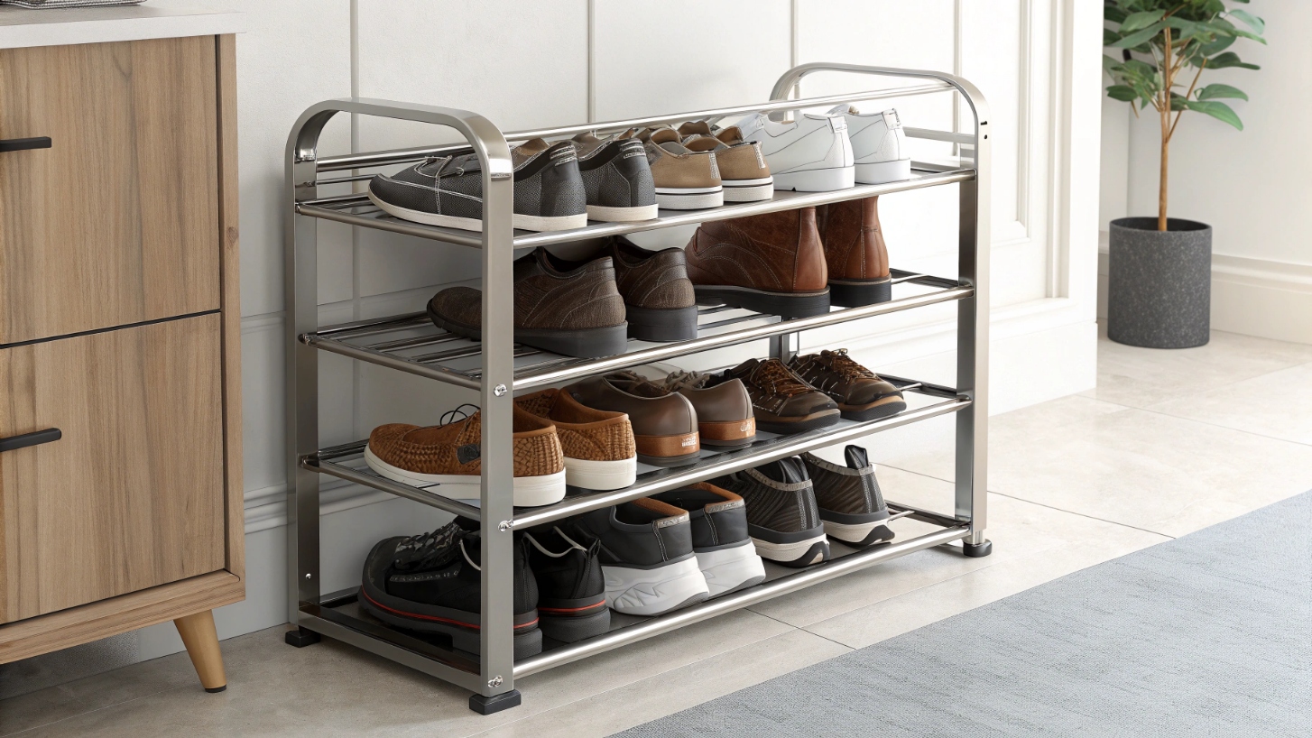 Обувницы из металла. Удобство и стиль в вашем интерьере