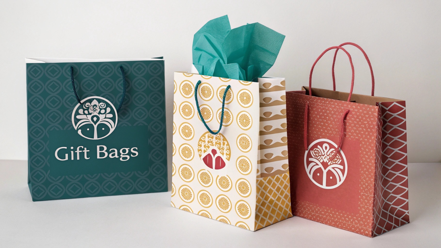 Подарочные пакеты с логотипом