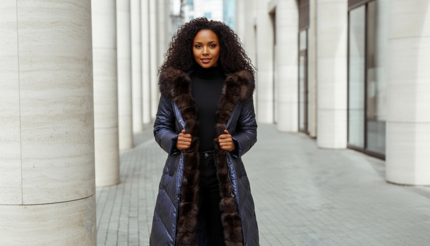 Стильные зимние пуховики для модных девушек – купить в Москве