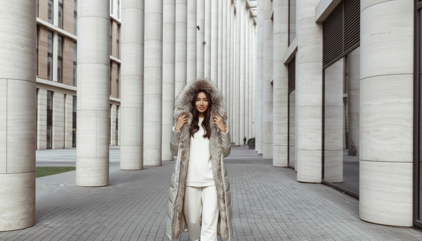 Стильные зимние пуховики для модных девушек – купить в Москве