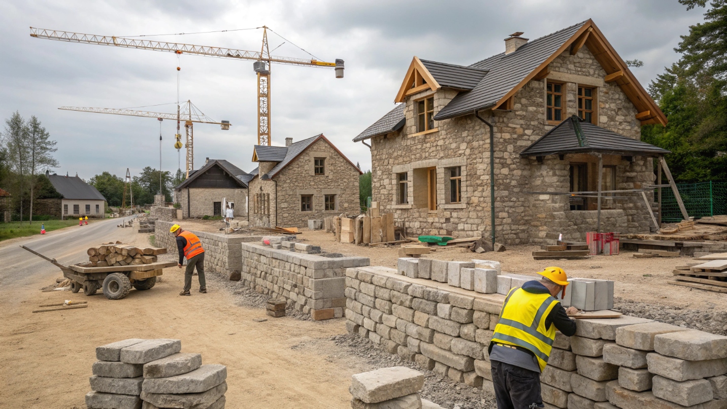 Строительство каменных домов под ключ