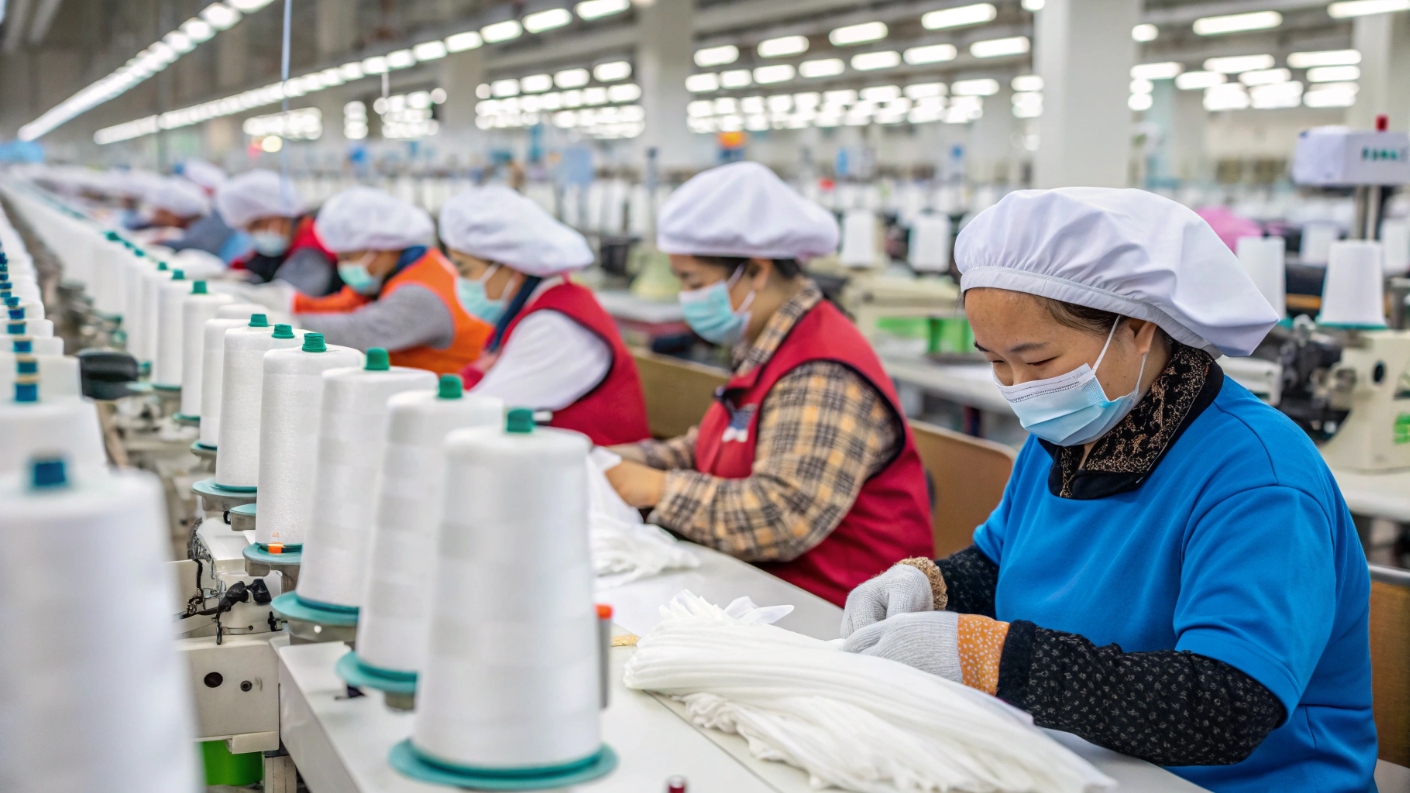 Производство рабочих х/б перчаток