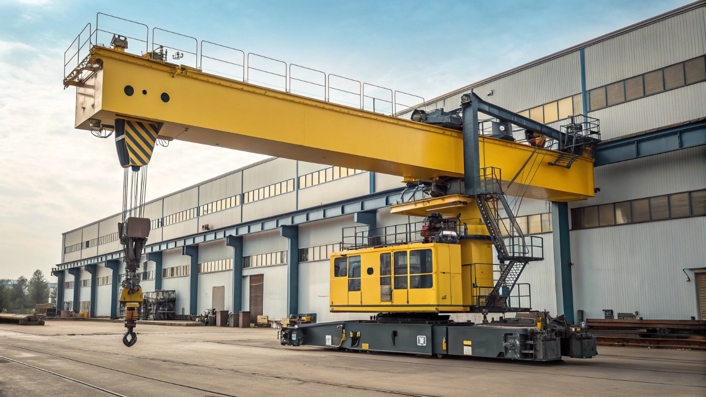 Консольный кран: монтаж и требования к конструкции здания