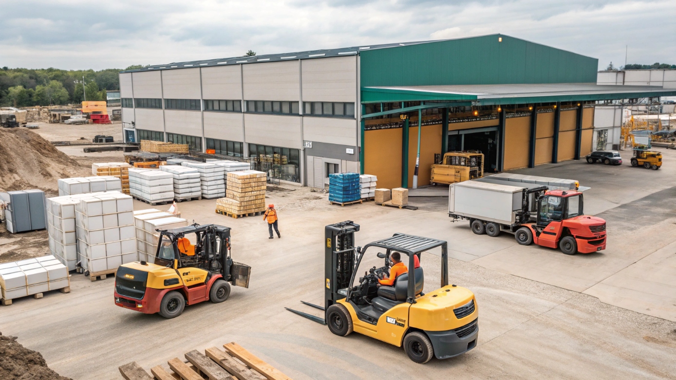 Складские и погрузочные работы: аренда техники для частного строительства