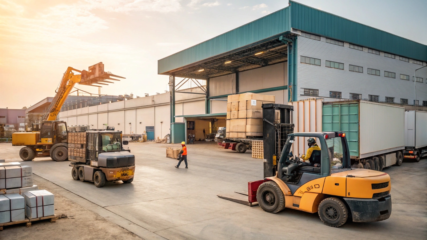 Складские и погрузочные работы: аренда техники для частного строительства