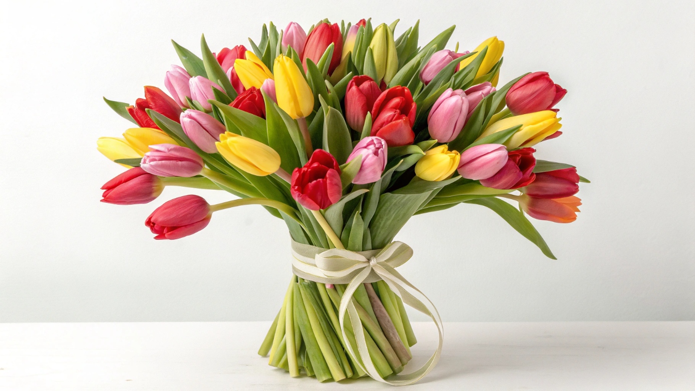 Как ухаживать за букетом тюльпанов: секреты долгой свежести
