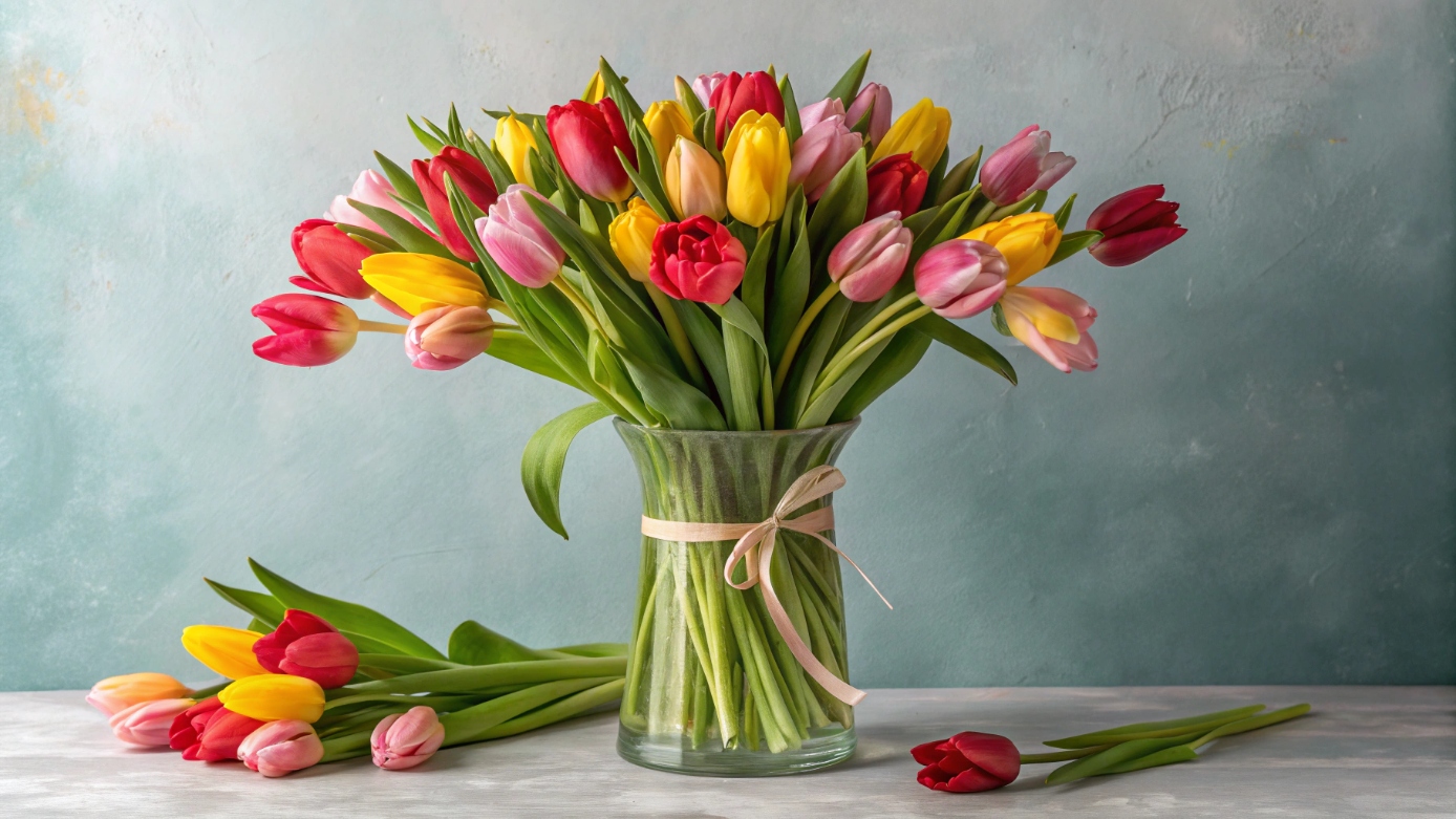 Как ухаживать за букетом тюльпанов: секреты долгой свежести