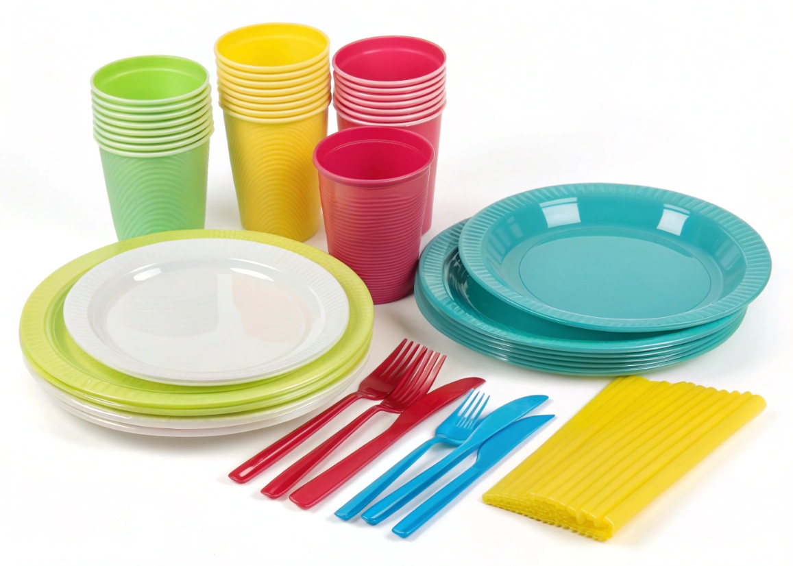Пластиковая одноразовая посуда: безопасность, качество и сферы применения