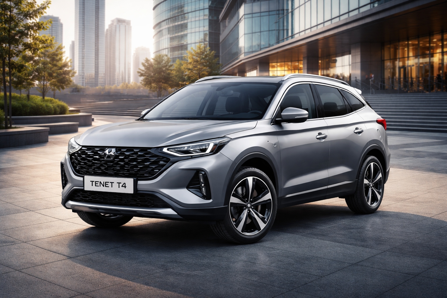 Tenet T4 — комфортный кроссовер для молодежи: технологии, стиль и практичность