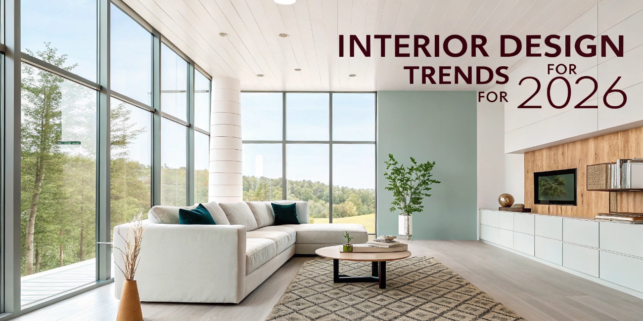 Тренды дизайна интерьера 2026: как создать уютный и современный дом