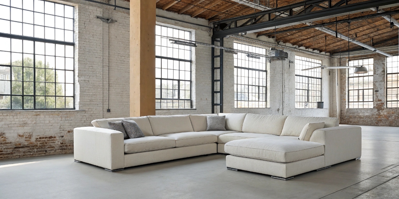 Дизайнерские угловые диваны для лофт интерьера: стиль и функциональность