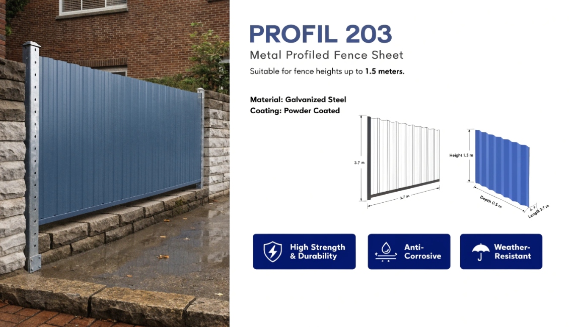 Выбор профнастила (профлист) для забора: толщина, покрытие, высота волны и срок службы