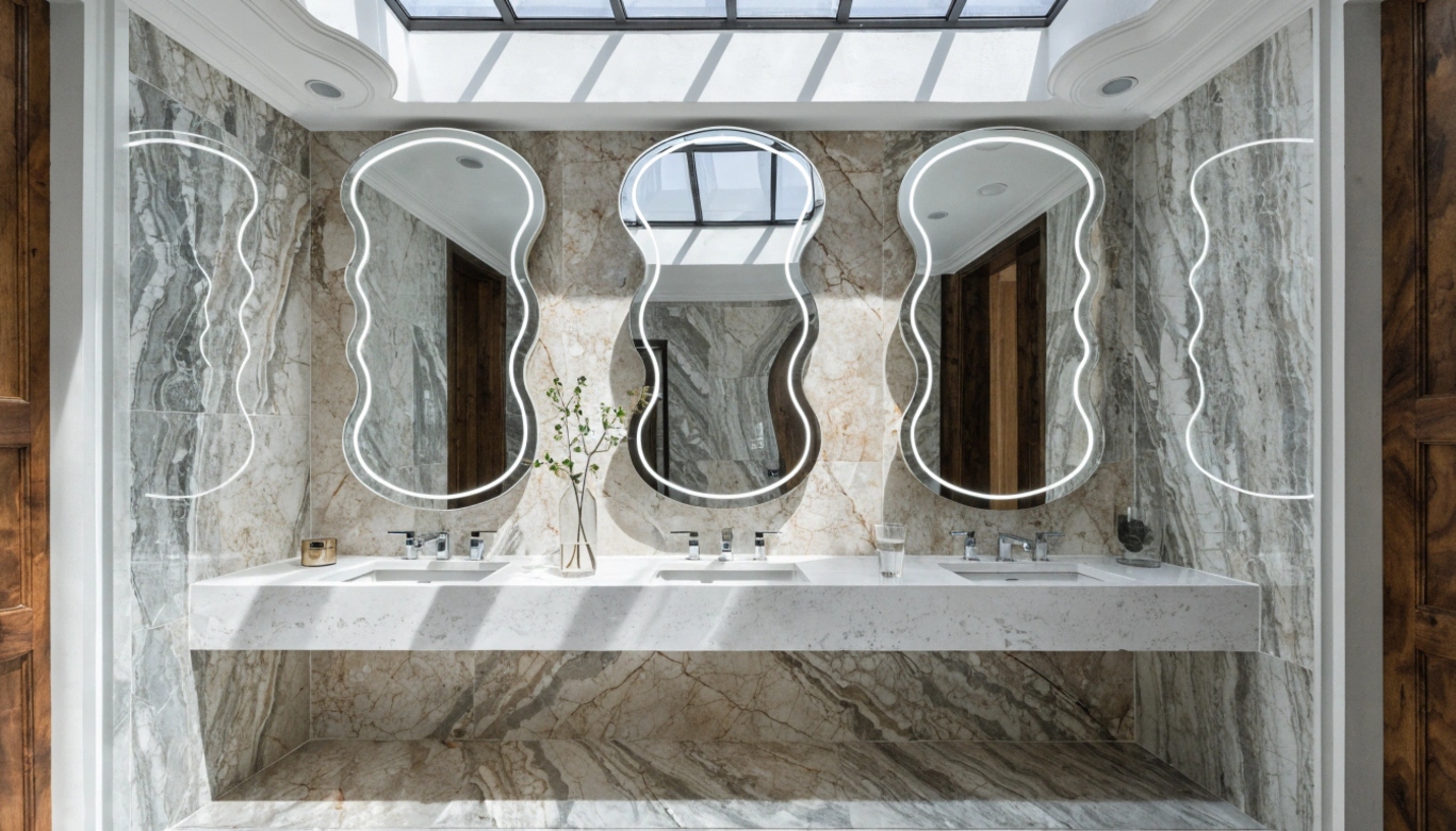 Зеркала с контурной подсветкой