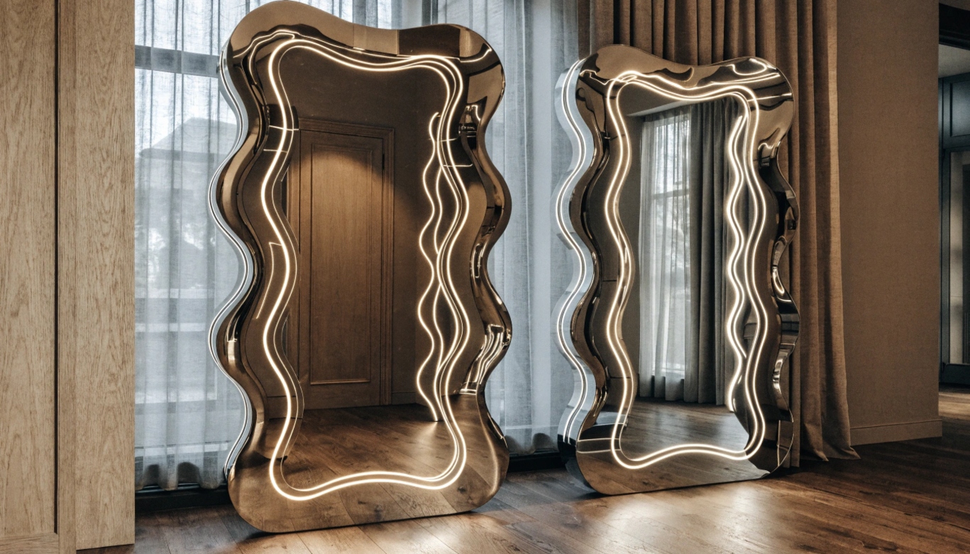 Зеркала с контурной подсветкой