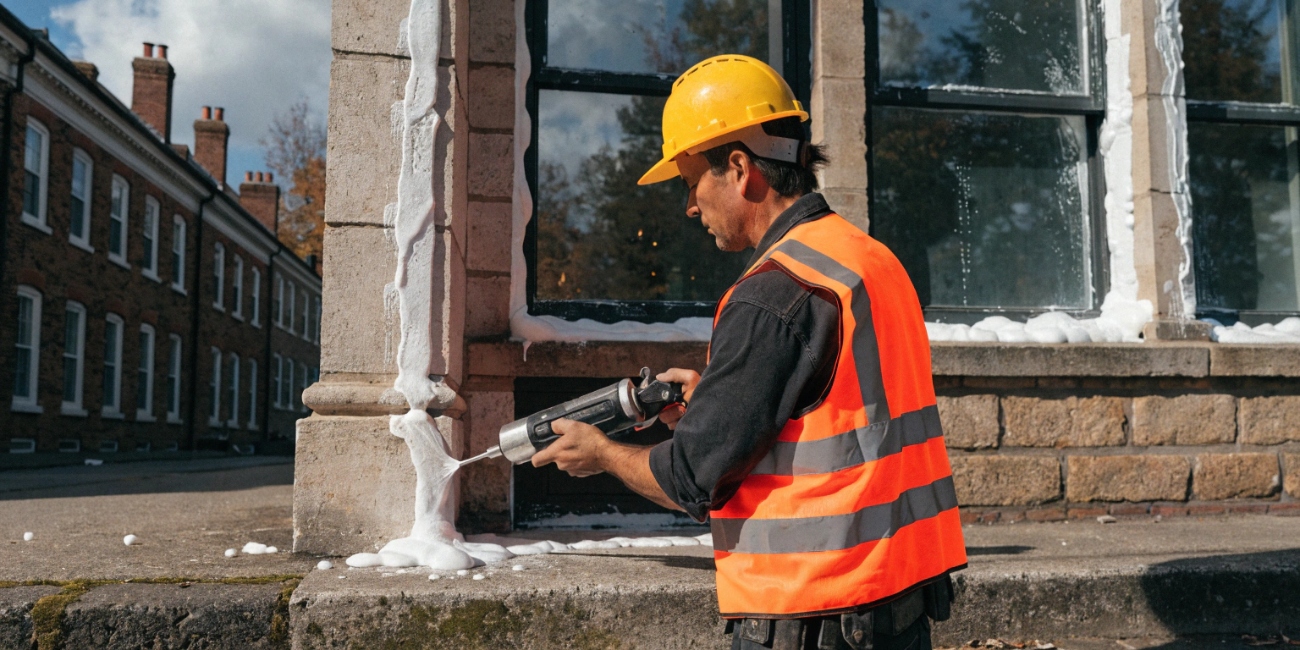 Строительная пена для теплоизоляции и герметизации: где она особенно эффективна