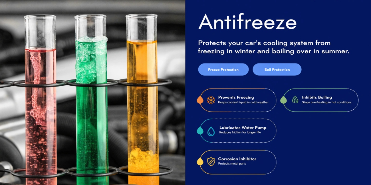Виды и характеристики антифриза для автомобилей. В чем разница?