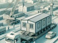 Перевозка строительных бытовок: особенности и советы