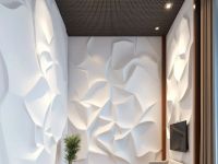 Гипсовые 3D панели в интерьере