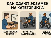 Как проходит экзамен на категорию А — пошаговое руководство