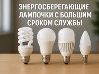 Энергосберегающие лампочки с большим сроком службы для дома и офиса